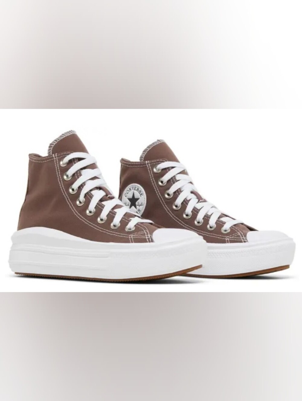 Converse All Star Move Platform High 'Brazil Nut' Size 10 Used Exc